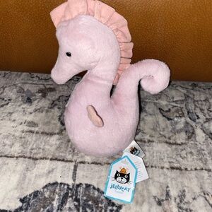 Jellycat small sienna seahorse NWT